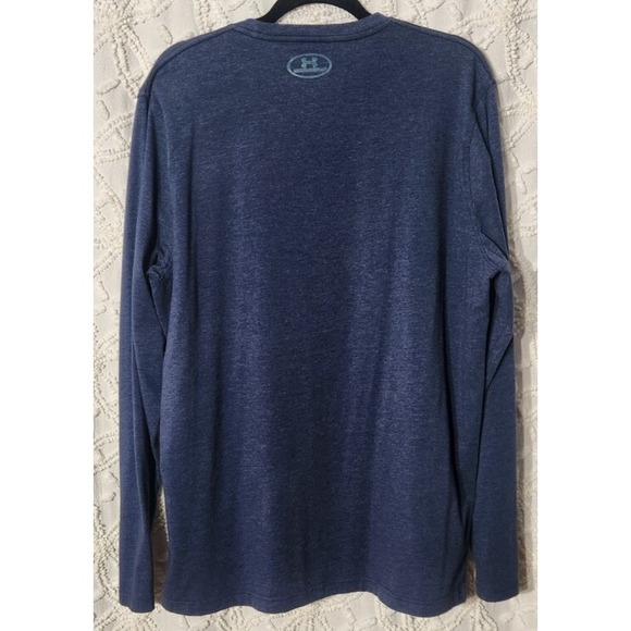 Under Armour‎ Mens I Hunt Long Sleeve Tee Size XL Navy Blue Casual Lounge - Picture 6 of 11